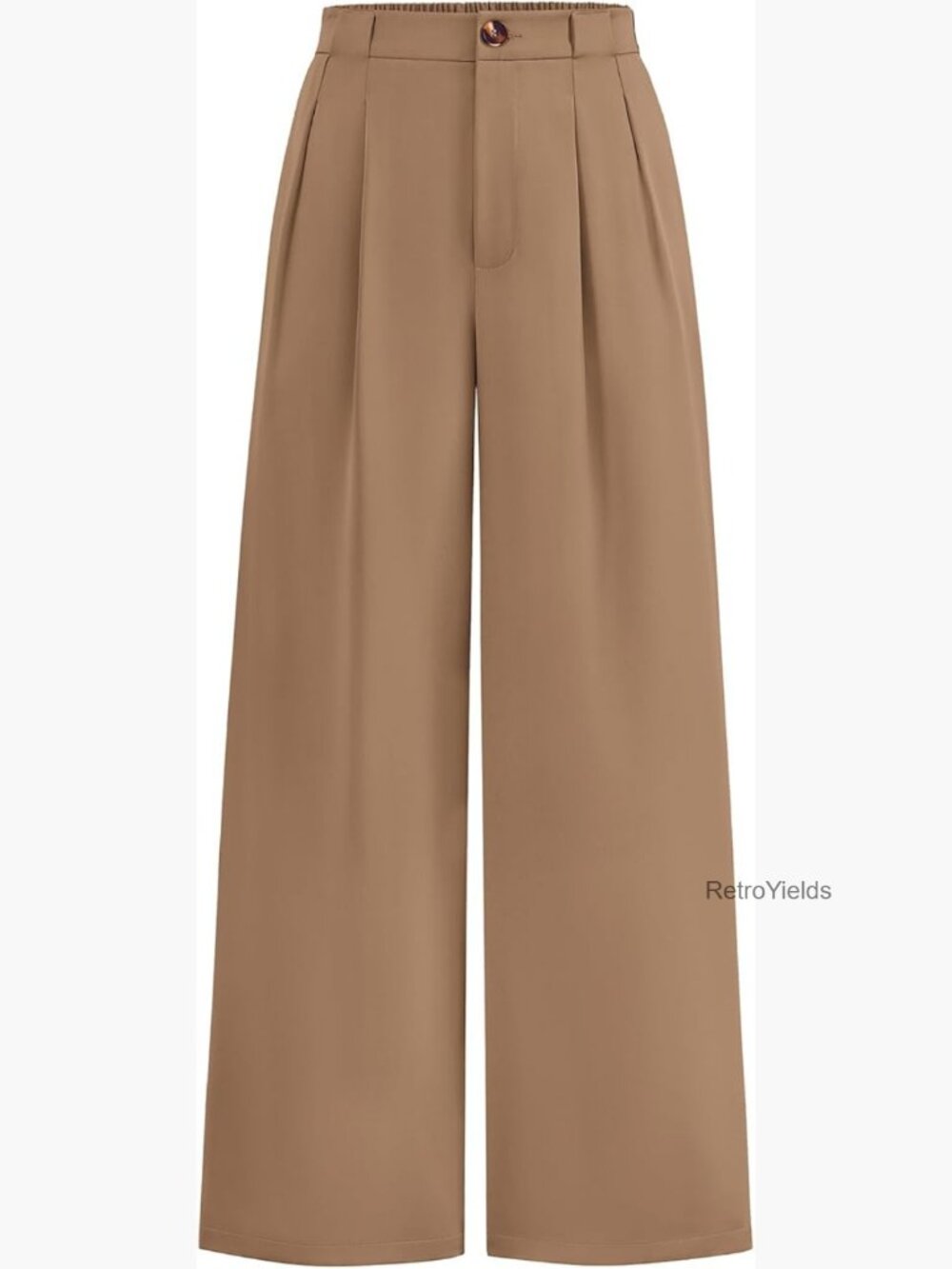 Wide Leg Dress Pants High Waisted Office Work Trousers Business Casual Slacks